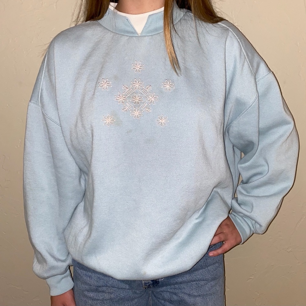 Vintage snowflake sweater!!